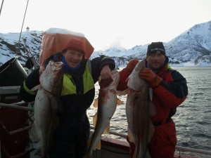 Vegar og Leif Arne med et lite utvalg